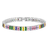 European And American Color Zircon Bracelet Full – Jewelry Gift Ideas — 15