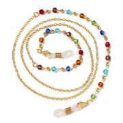 Color Preservation Gold Plated Hanging Chain Colorful – Stylish Gifts — 18