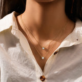 S925 Sterling Silver Double-layer Necklace – Jewelry Gift Ideas — 11