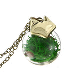 Vintage Glass Ball Pendant Necklace – Jewelry Gift Ideas — 4