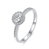 Engagement Simulation Diamond Electroplated Platinum – Stylish Gifts — 3