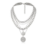Fashion Punk Round Clavicle Chain Necklace – Jewelry Gift Ideas — 2