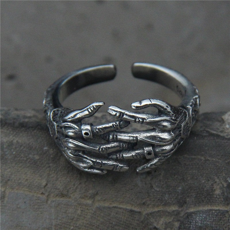 Adjustable Ring With Interlocking Opening – Thoughtful Gifts — 1