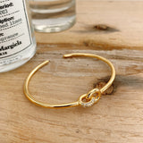 Korean Style 925 Sterling Silver Interlocking Bracelet – Stylish Gifts — 5