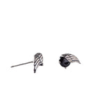 S925 Silver Retro Unisex Fashion Angel Wings Stud – Stylish Gifts — 10