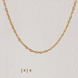 Chain Necklace 18K Gold Plated Unfading Sweater – Jewelry Gift Ideas — 2
