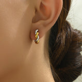 E04 New Classic Mini Twist Fashionable Earrings – Practical Gifts — 1