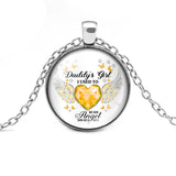 12 Colors Birthstone Angel Wings Necklace Daddy's – Jewelry Gift Ideas — 13