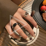 Personality Retro Trend Epoxy Oval Ring Female Ethnic – Gifts for Her — 2