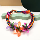 Colored Resin Flower Necklace – Jewelry Gift Ideas — 1