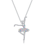 Alloy Colorful Dance Girl Shape Necklace – Jewelry Gift Ideas — 3