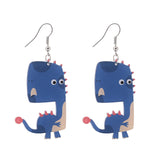 Creative Handmade Acrylic Cartoon Dinosaur Earrings – Stylish Gifts — 6
