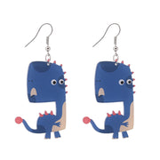 Creative Handmade Acrylic Cartoon Dinosaur Earrings – Stylish Gifts — 6