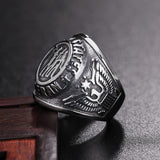 Mens Fashion Personalized Titanium Steel Ring – Stylish Gifts — 3
