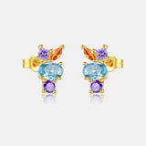 Women's Simple Color Zircon Stud Earrings – Gifts for Her — 6