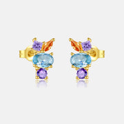 Women's Simple Color Zircon Stud Earrings – Gifts for Her — 6