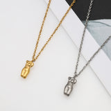 18K Stainless Steel Clavicle Chain Female Portrait – Gifts for Her — 3