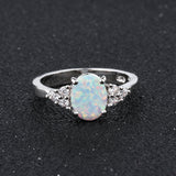 Natural Semi-Precious Moonstone Ring Simple – Everyday Gifts — 8