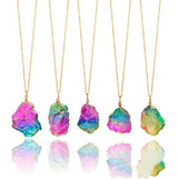 Seven-color, Natural Stone Rough Stone Winding – Jewelry Gift Ideas — 1
