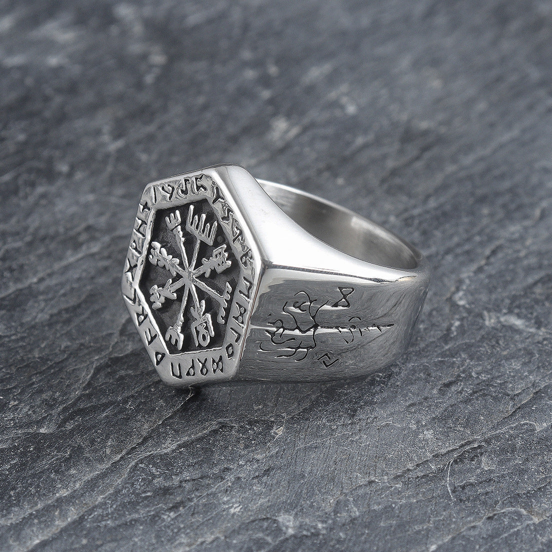 Beowulf Regalia Handcrafted Stainless Steel Hexagonal – Everyday Gifts — 1