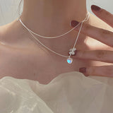 Women's Sterling Silver Heart Pendant Necklace – Jewelry Gift Ideas — 4