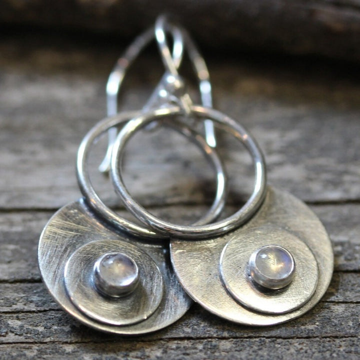 Geometric Round Ring Earrings – Unique Gift Ideas — 1
