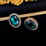 925 Silver Needle Water Diamond Retro Style Earrings – Stylish Gifts — 9