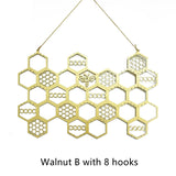 Earrings Jewelry Storage Rack Simple Honeycomb – Jewelry Gift Ideas — 3