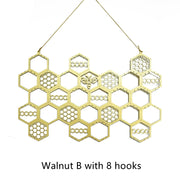 Earrings Jewelry Storage Rack Simple Honeycomb – Jewelry Gift Ideas — 3