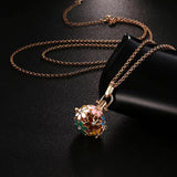 Aromatherapy Zircon Cage Hollow Necklace – Jewelry Gift Ideas — 1
