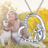 Silver Love Keeps Me In Your Heart Dog Little – Jewelry Gift Ideas — 3