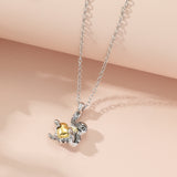 Silver Small Tree Lazy Pendant Necklace – Jewelry Gift Ideas — 4
