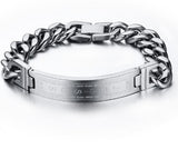 Cross Curved Brand Titanium Steel Bracelet – Jewelry Gift Ideas — 2