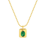 Light Luxury Oval Necklace Titanium Steel – Jewelry Gift Ideas — 6