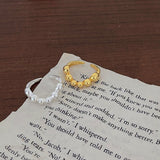 Round Beads Irregular Ring Simple INS Fashion Wave – Stylish Gifts — 5