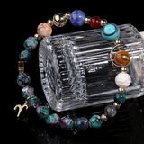 Natural Stone Twelve Constellations Bracelets Cut Hemp – Stylish Gifts — 1