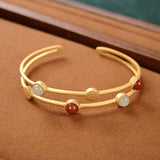 Women's Round Fashion Sapphire Bracelet – Stylish Gifts — 2