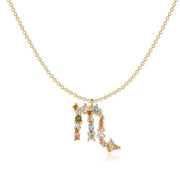 Twelve Constellations Colorful Zirconium Pendant – Jewelry Gift Ideas — 14
