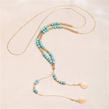 Women's Fake Turquoise Multi-layer Handmade – Jewelry Gift Ideas — 3