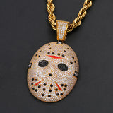 Chain Saw Frightening Mask Necklace – Jewelry Gift Ideas — 6