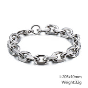 Domineering Punk Hip Hop Stainless Steel Bracelet – Jewelry Gift Ideas — 6