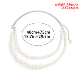 Trendy Bikini Size Beads Chain Multilayer Pearls – Stylish Gifts — 4