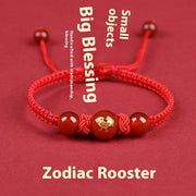Zodiac Cinnabar All-matching Weaving Bracelet – Jewelry Gift Ideas — 8