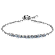S925 Moissanite Silver Bracelet Female – Jewelry Gift Ideas — 2