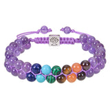 Fashion Jewelry 6mm 7 Chakra Stone Bead Yoga – Jewelry Gift Ideas — 3