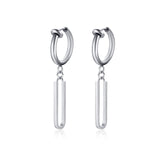 Fashion Men's Titanium Steel Blade Stud Earrings – Stylish Gifts — 4