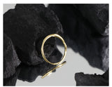 Ins Style Niche Pleated Texture Ring Irregular S925 – Stylish Gifts — 5
