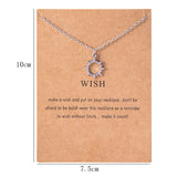 Fashion Silver Sun Stainless Steel Chain Necklace – Jewelry Gift Ideas — 2