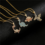 Culture Dinosaur Series Real Gold Electroplated – Jewelry Gift Ideas — 10