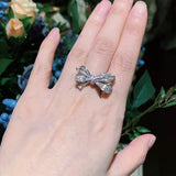 Full Diamond Bow Ring Female Fashion Personality – Stylish Gifts — 1